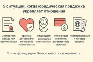 Юридические вопросы в отношениях: как защитить себя и при этом сохранить доверие